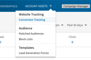 Assets Conversion Tracking