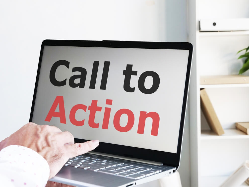 Call To Action Cta Is Shown On A Business Photo Using The Text